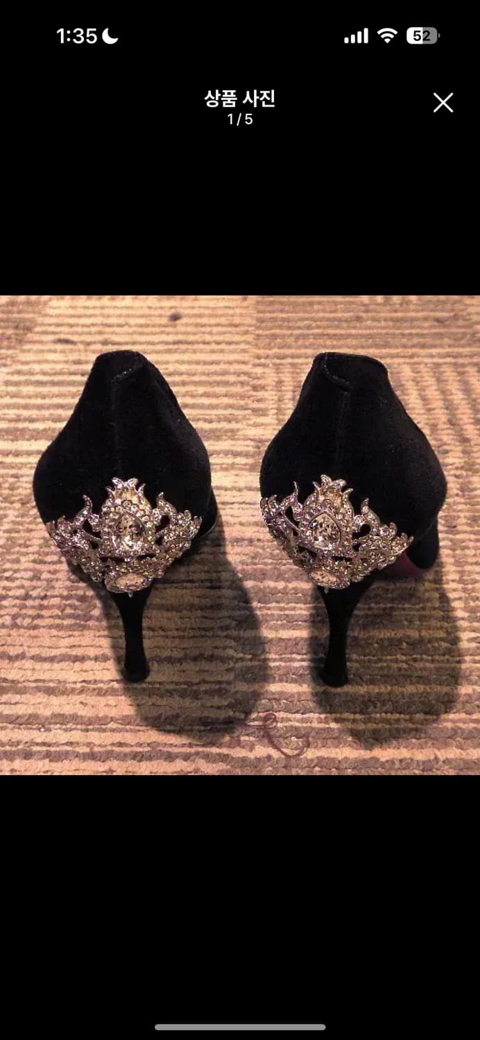 체사레 파조티 스틸레토 힐 (정품) 240~245 고딕 로맨틱 고스 상품이미지2