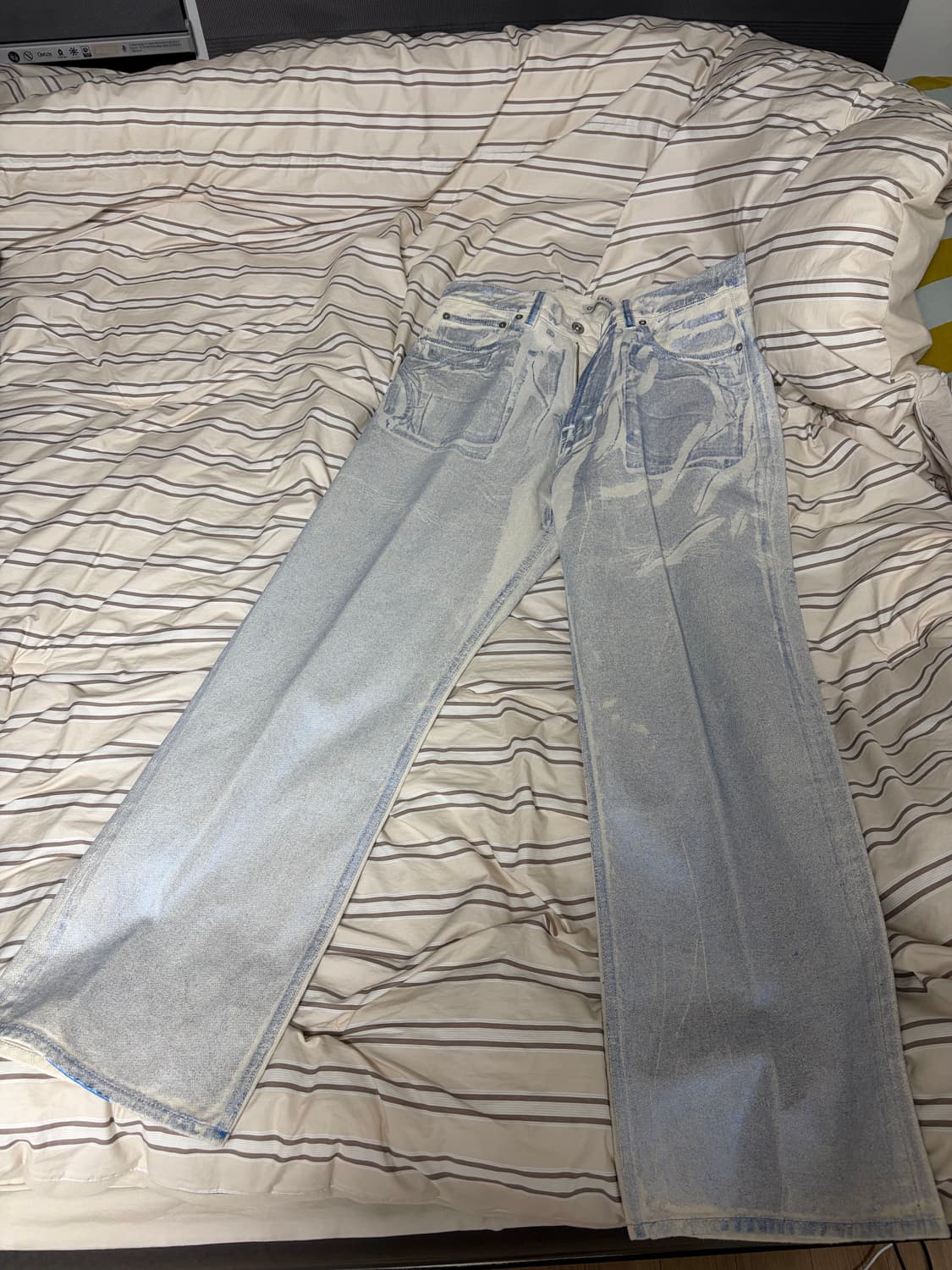 (32)our legacy third cut blue foil denim 상품이미지3