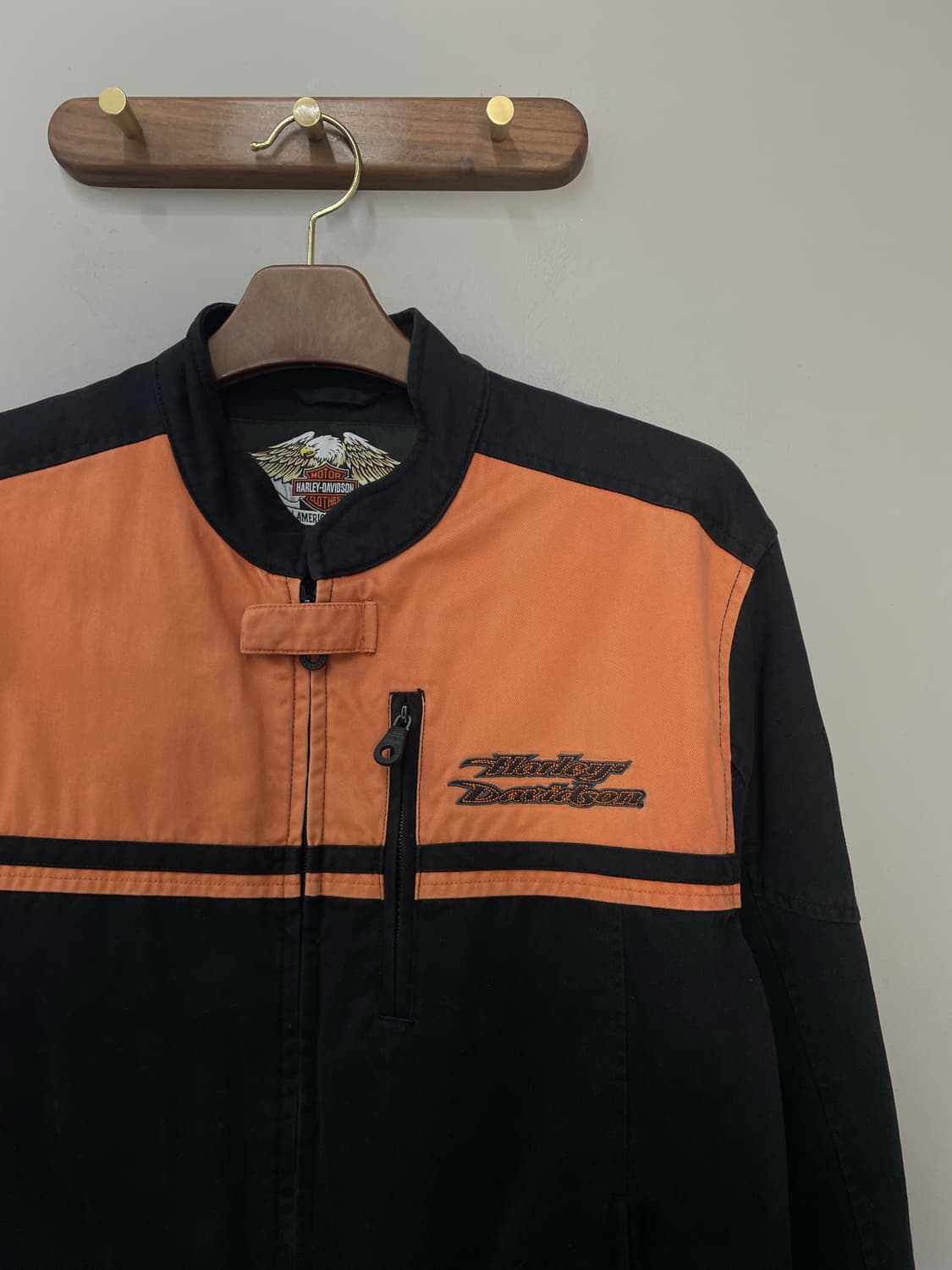 할리데이비슨 모터사이클 빅로고 코튼 레이싱 자켓 H2201 상품이미지4