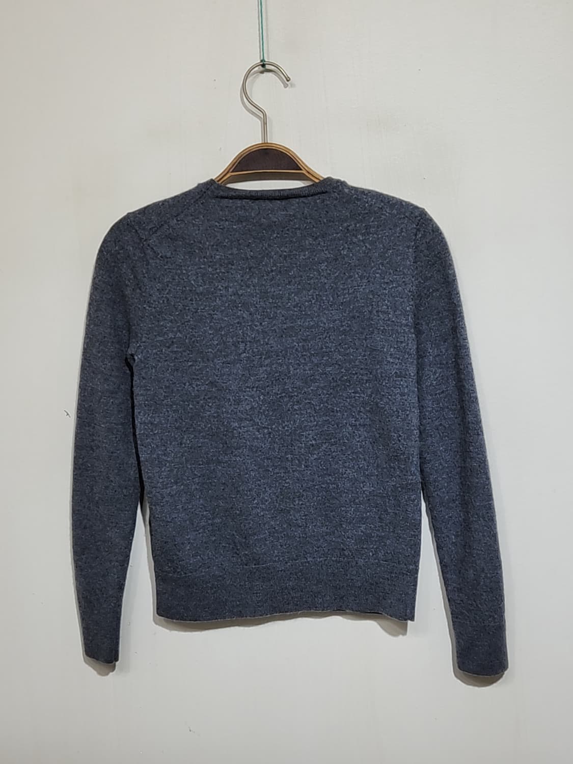 (S) 랄프로렌 폴로 니트 차콜 라운드 울스웨터 슬림핏  상품이미지7