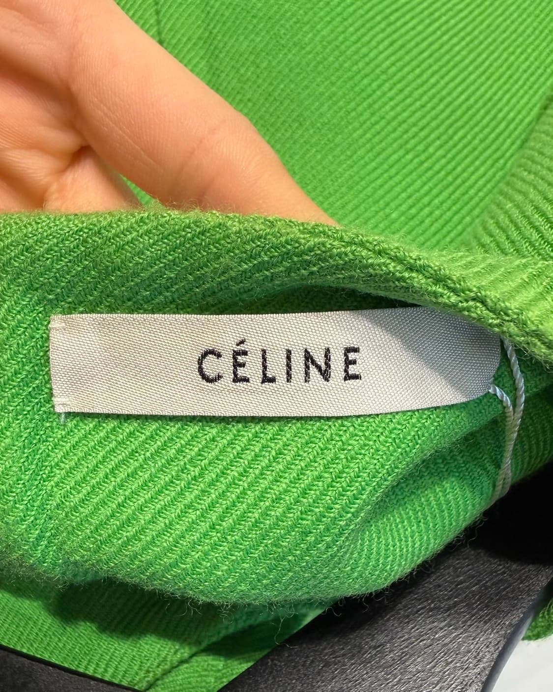 셀린느 그린 사이드 컷 아웃 원피스 상품이미지9