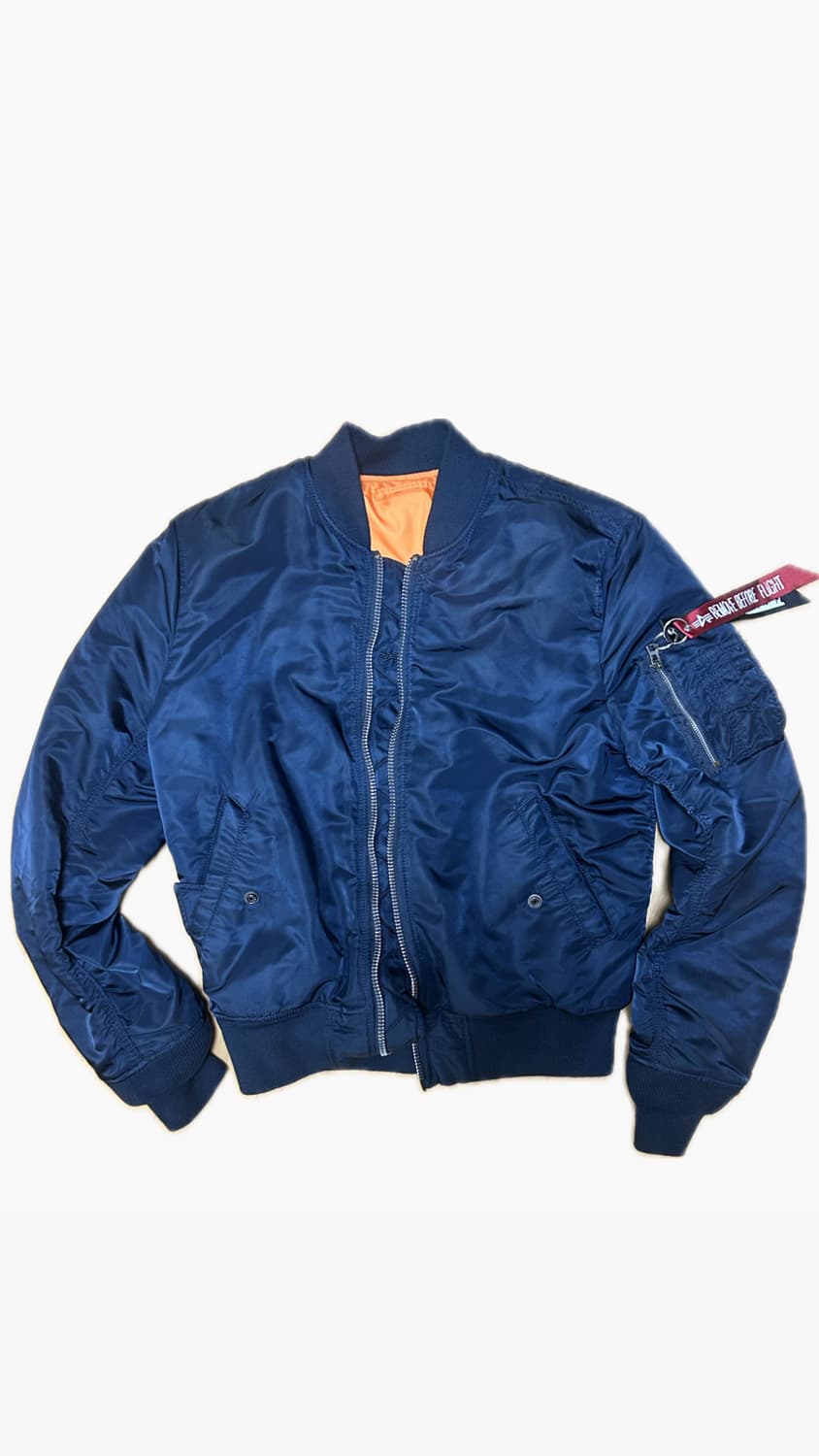 알파인더스트리 ma-1 네이비 상품이미지2