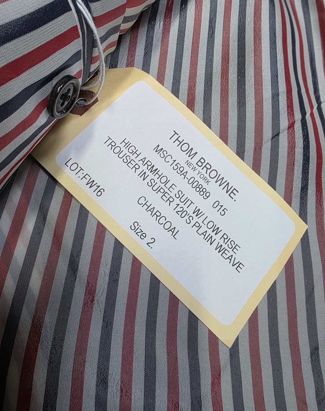 (새상품) 톰브라운 콤비 세트 / 자켓 2 팬츠 1 상품이미지3