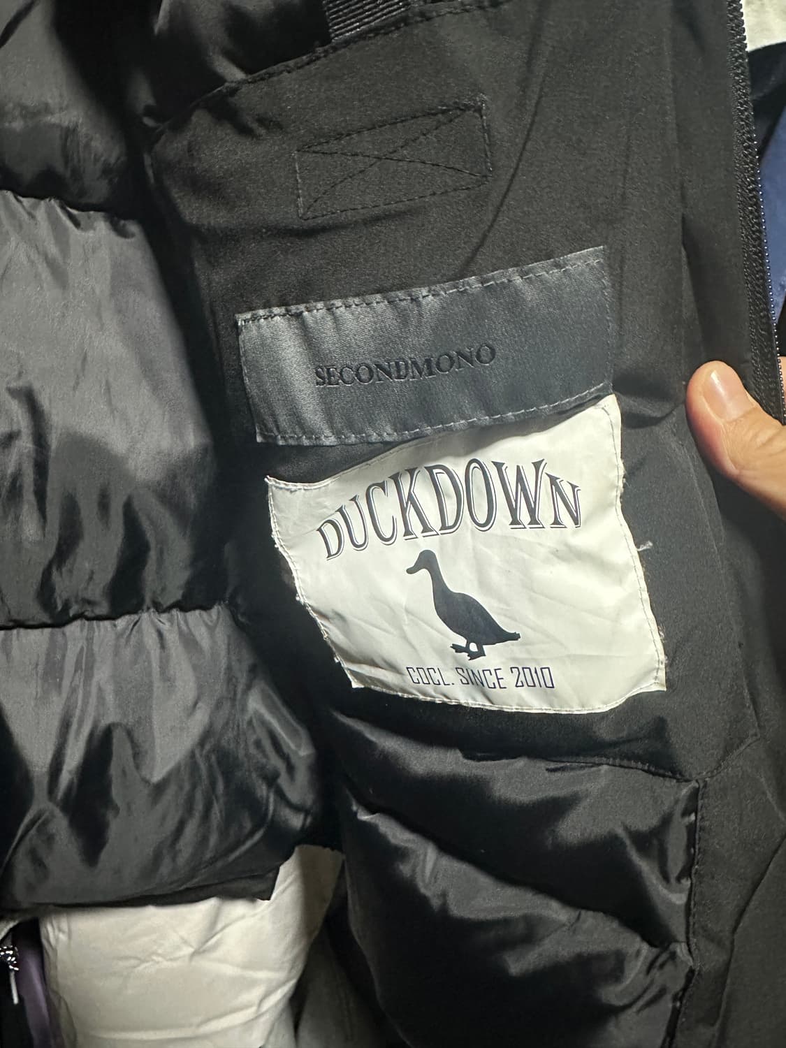 세컨모놀로그 에어 포스 다운 패딩 상품이미지5