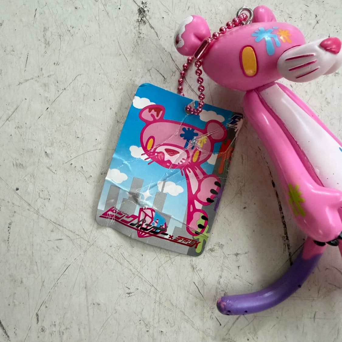 핑크팬더 글루미베어x모리척 마스코트 스트랩 OS 상품이미지3