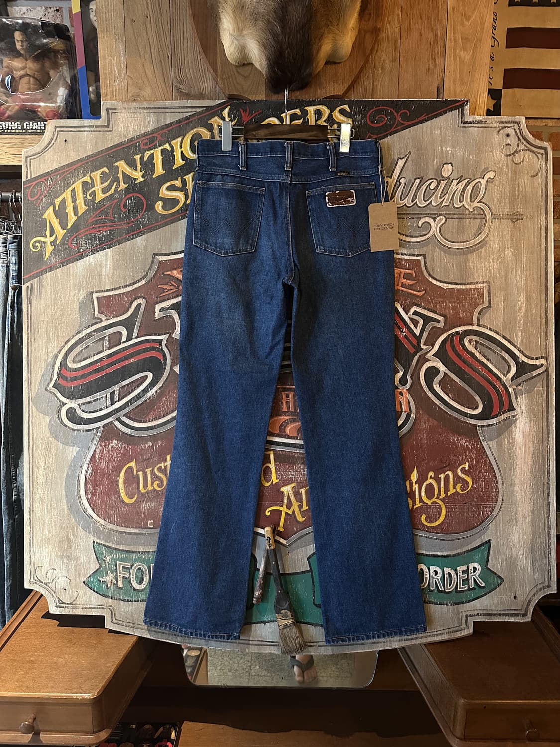 70s Vintage Wrangler Boots Denim Pants 상품이미지6