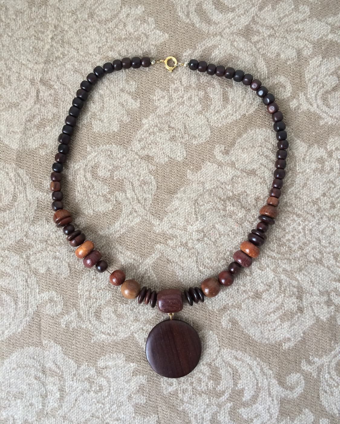 wood pendent neck lace 상품이미지3