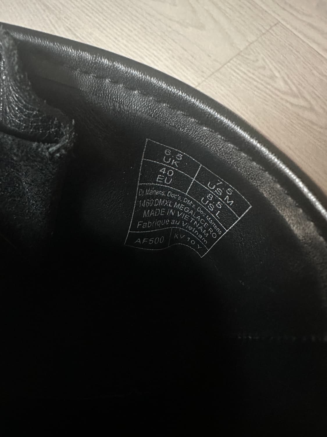 릭오웬스 닥터마틴 1460 6.5 상품이미지3