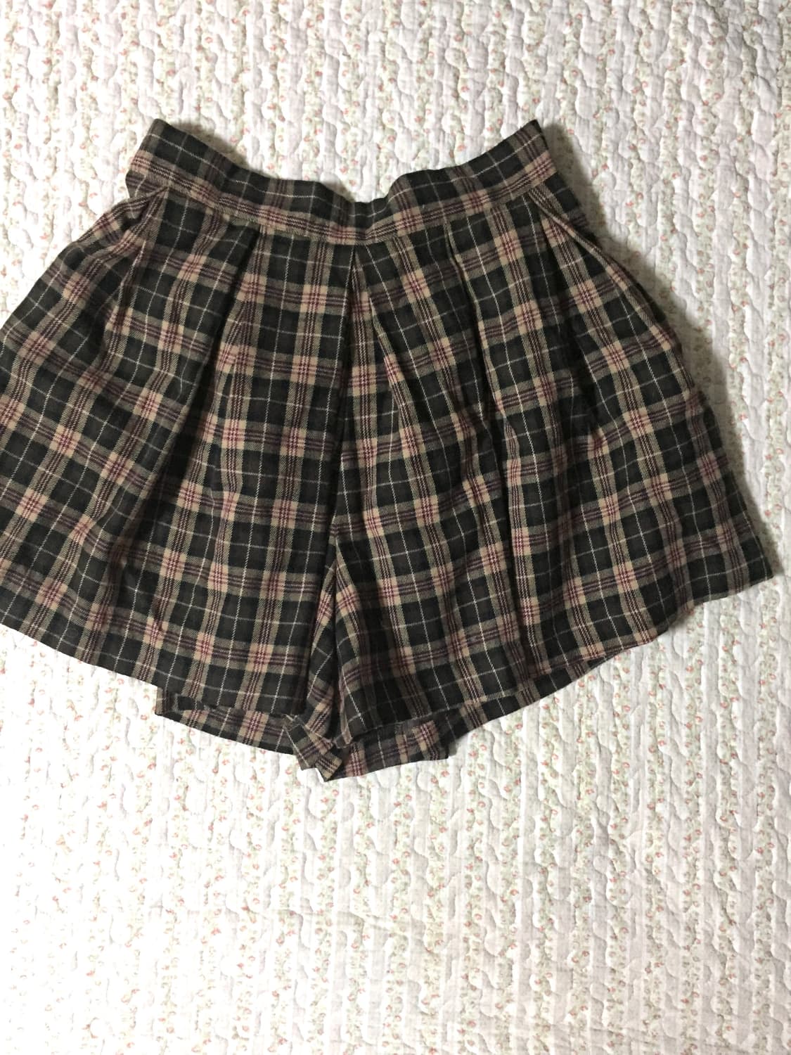 Vintage check skirt pants 상품이미지1