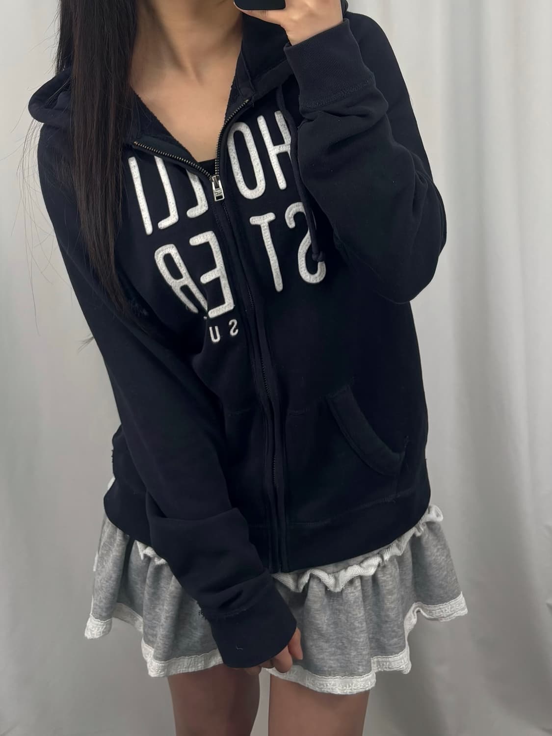 홀리스터 네이비 후드집업 상품이미지2