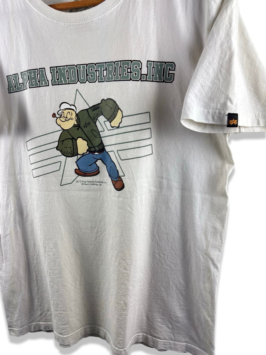 알파인더스트리X뽀빠이 반팔티셔츠2827 상품이미지4