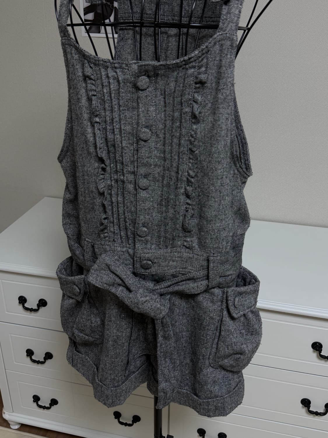 일본빈티지 히메갸루 리본 점프수트 아방핏 희귀템 상품이미지2