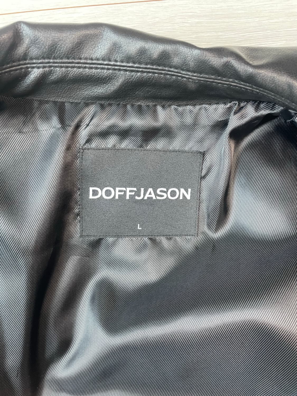 도프제이슨 레더 자켓 (블랙) 상품이미지3