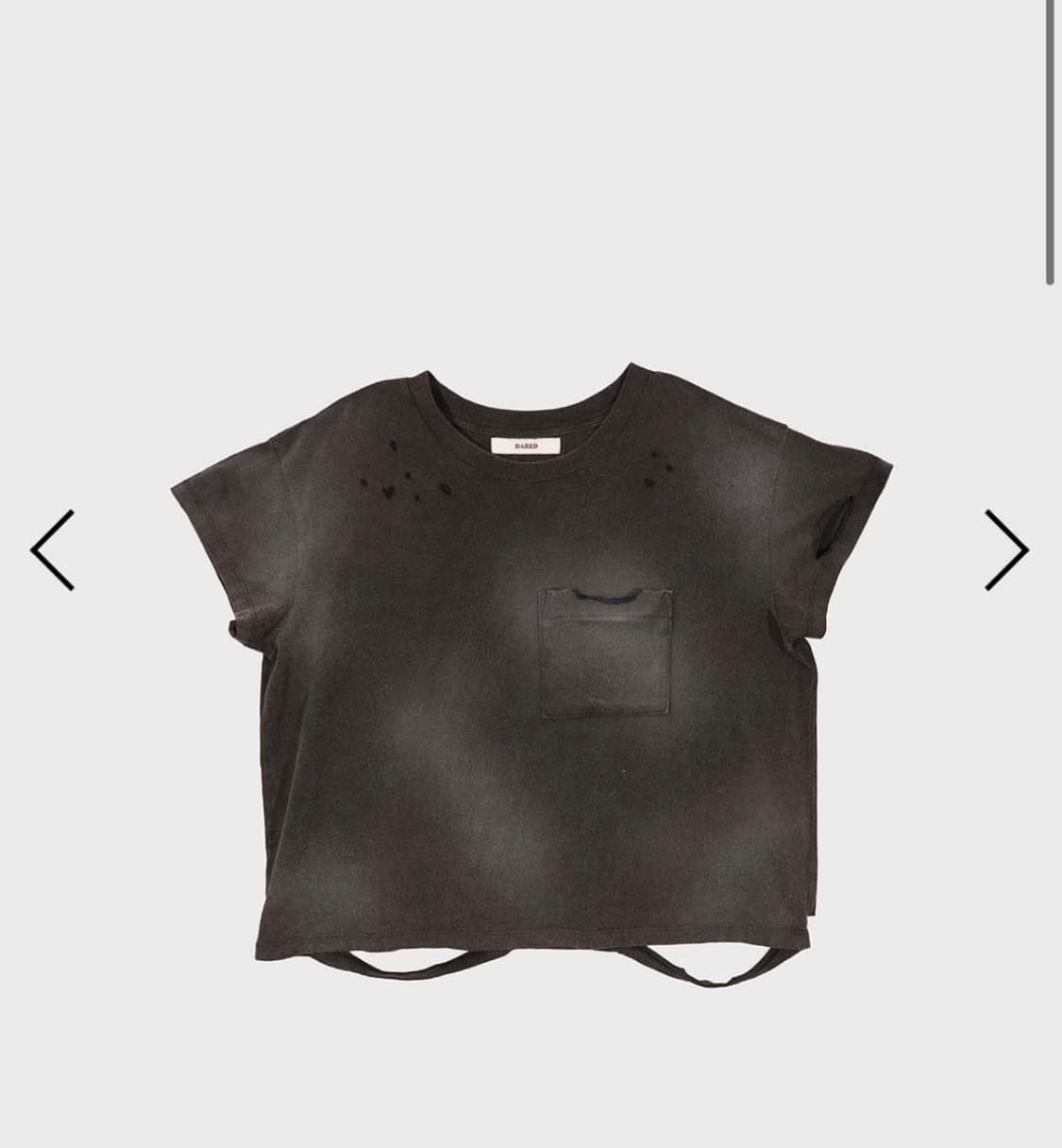 데어드 dared stain burn tee  상품이미지1