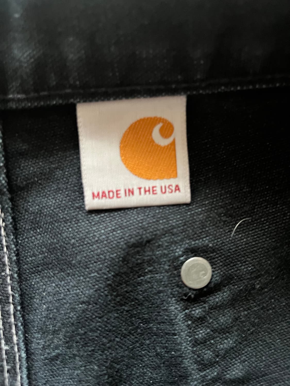 [34x30] 칼하트 B01 더블니 블랙 USA 상품이미지4