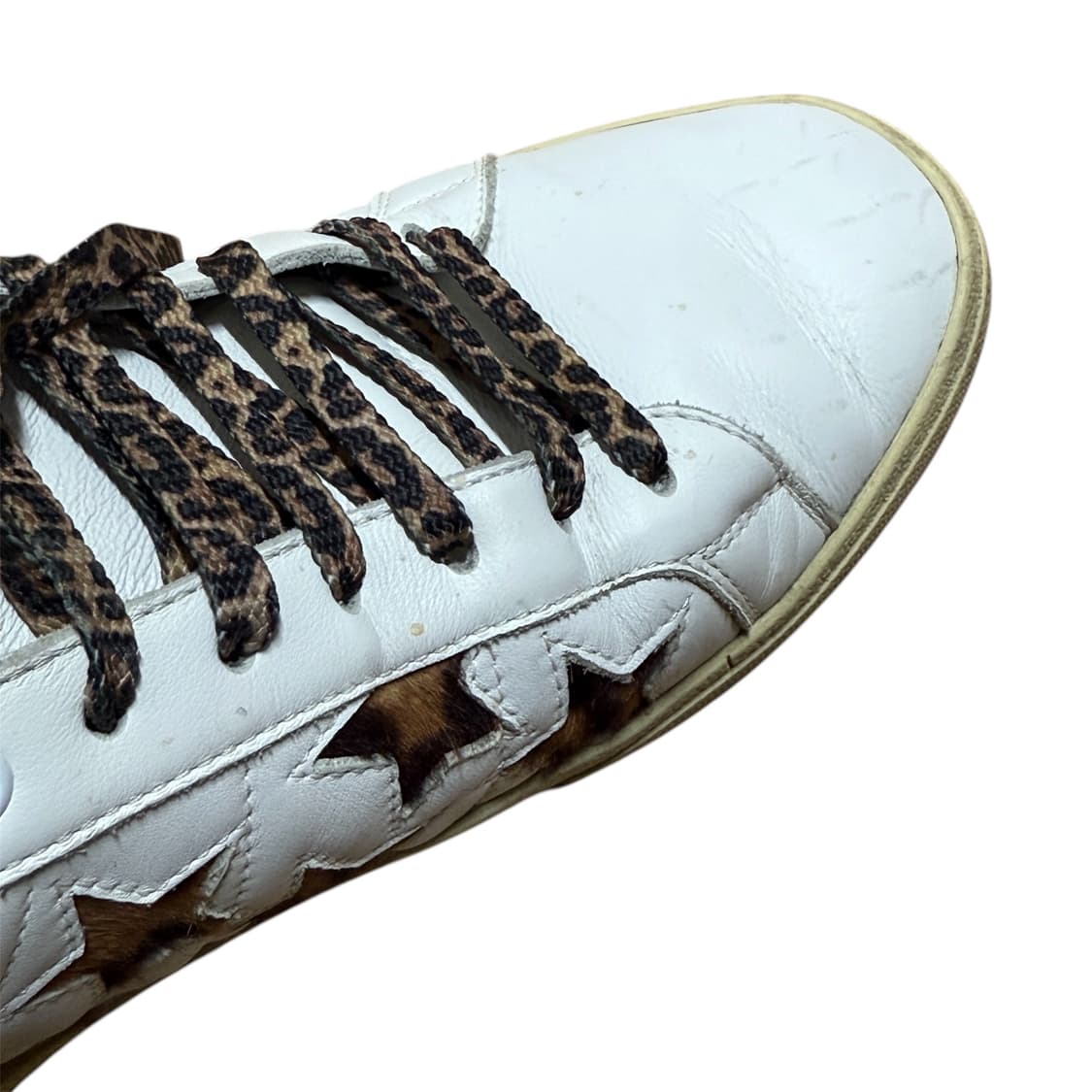 생로랑 레오파드 스타 패치 스니커즈 40 상품이미지8