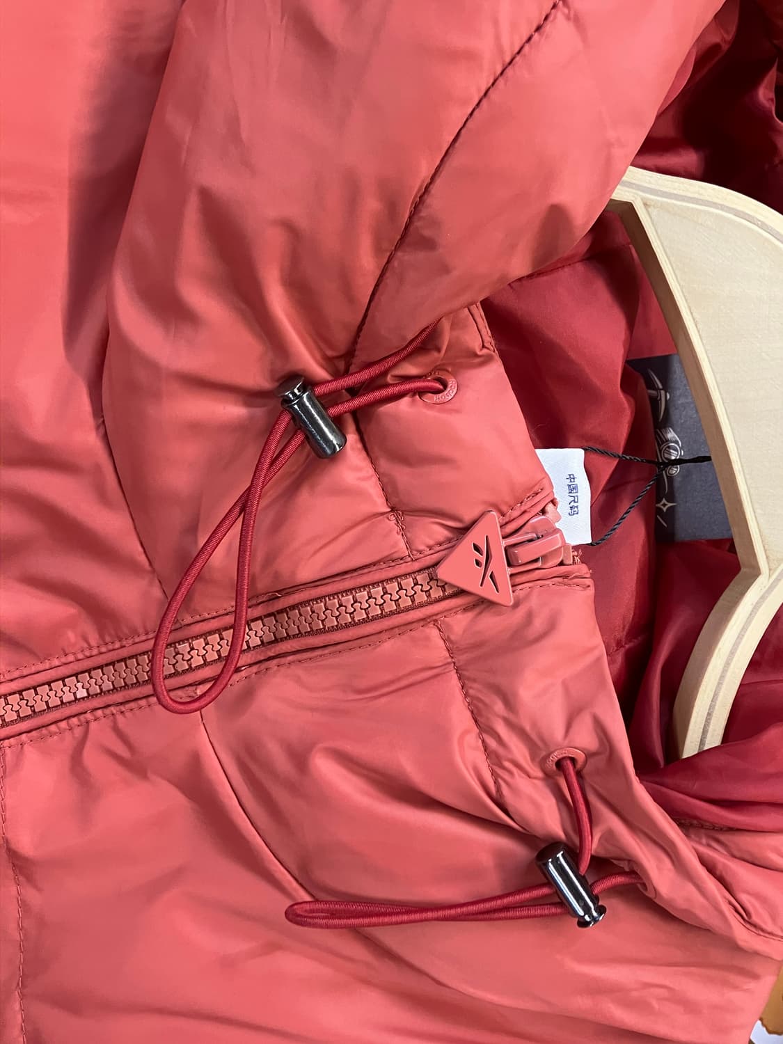 리복 패딩 오렌지 M #csz2828 상품이미지4