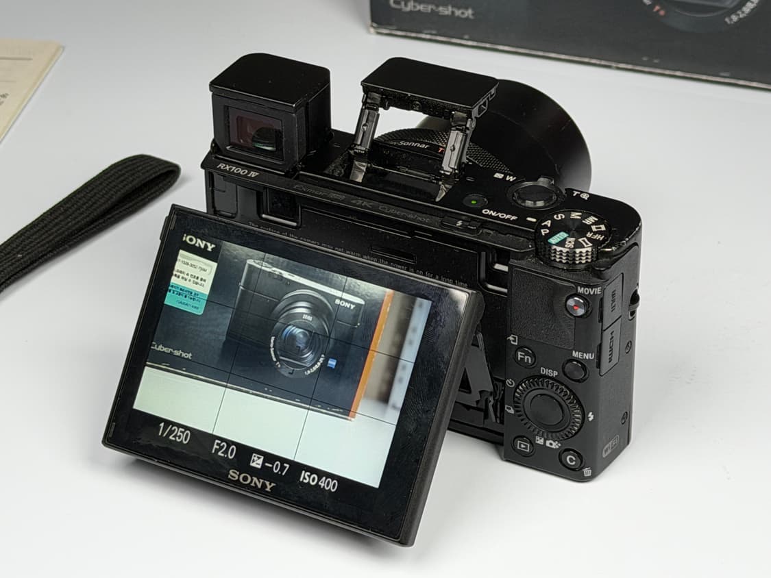 소니 RX100M4 빈티지 레트로 감성 카메라 상품이미지8