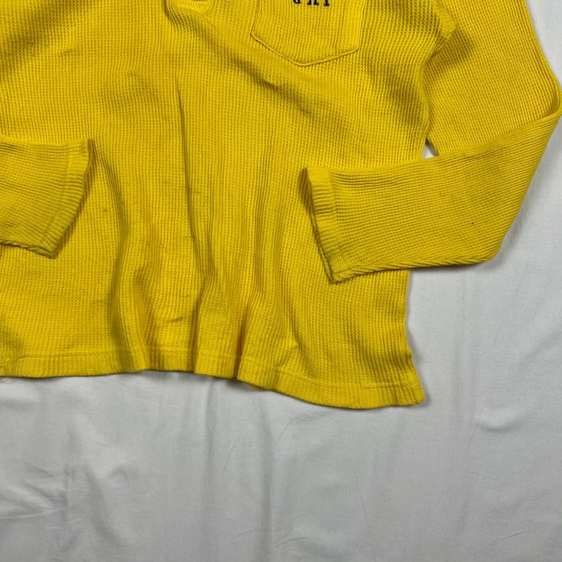 90’s 갭 gap 로고 포켓 와플 롱슬리브 긴팔티 상품이미지3