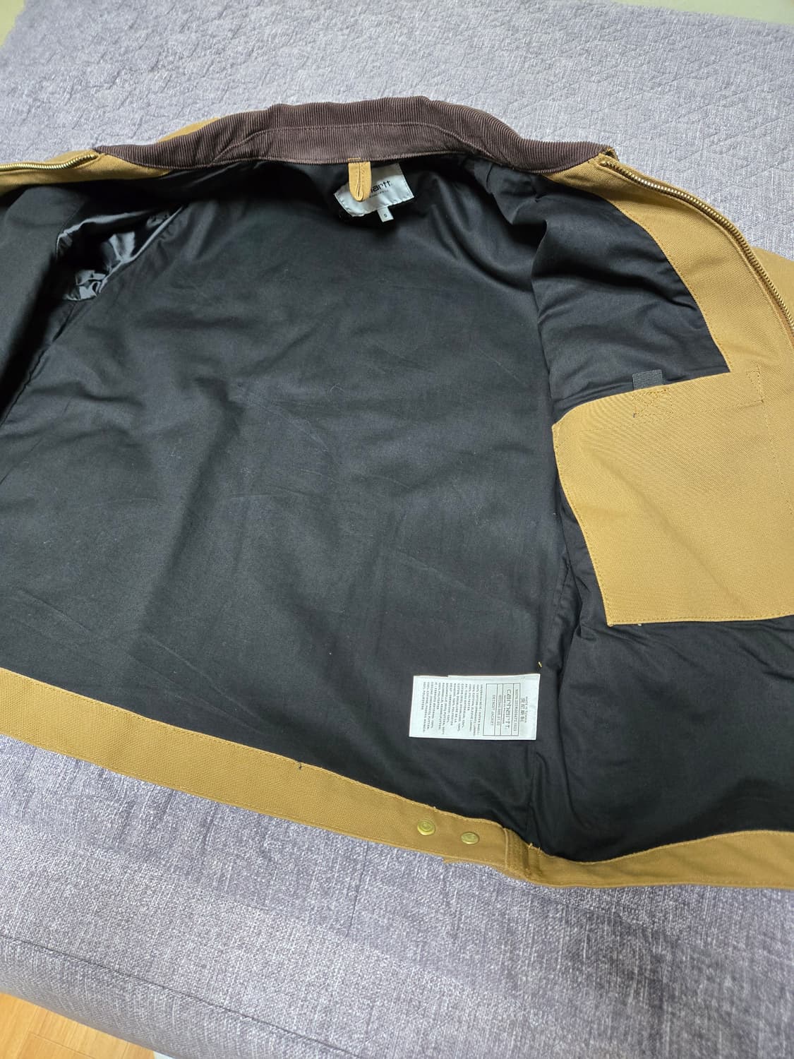 칼하트윕 디트로이드 자켓 해밀턴 브라운 리지드 상품이미지4