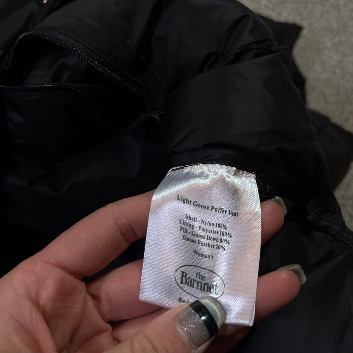 더바넷 구스다운 베스트 패딩 상품이미지6