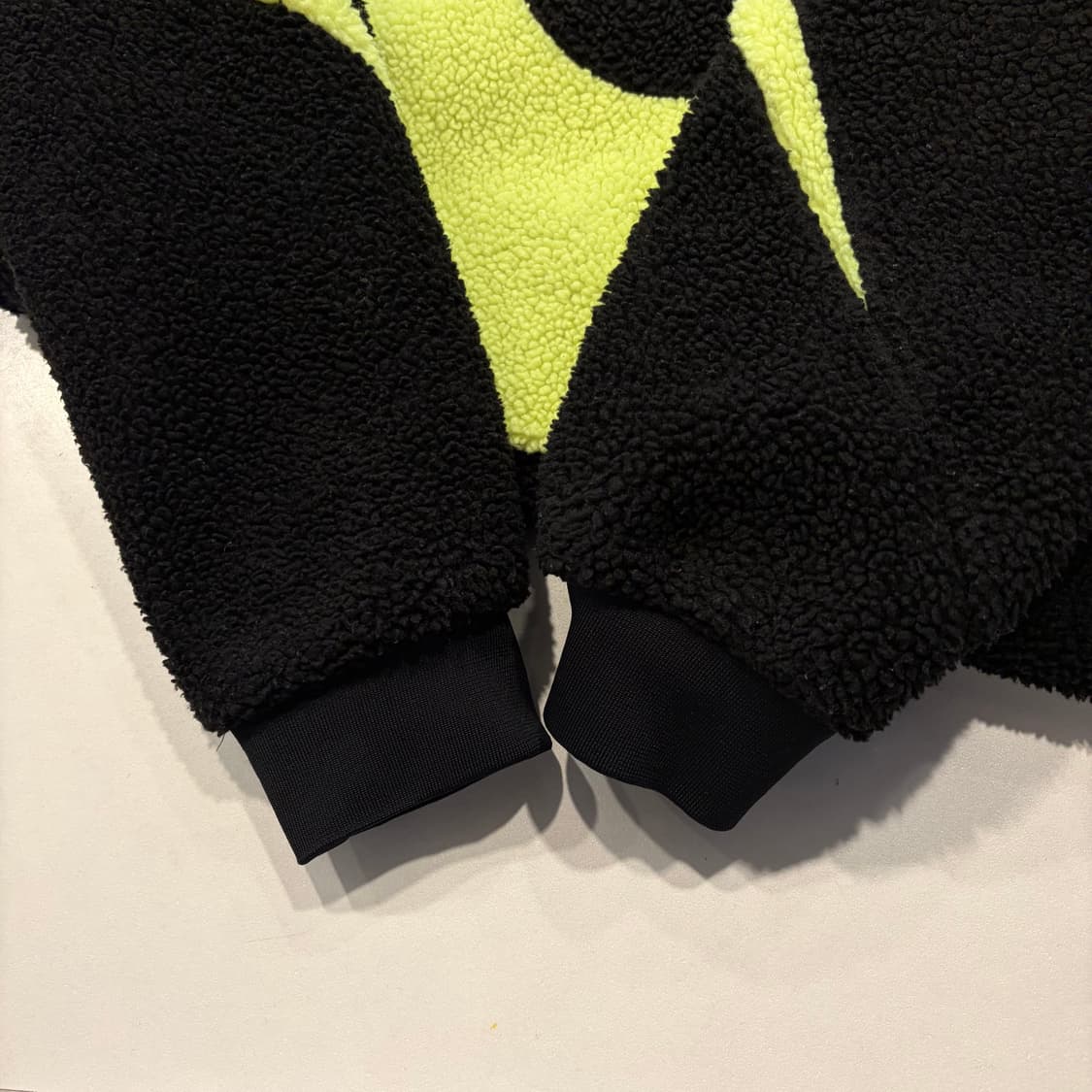 [XL] 나이키 블랙 형광 빅스우시 뽀글이 플리스 자켓 D379 상품이미지10