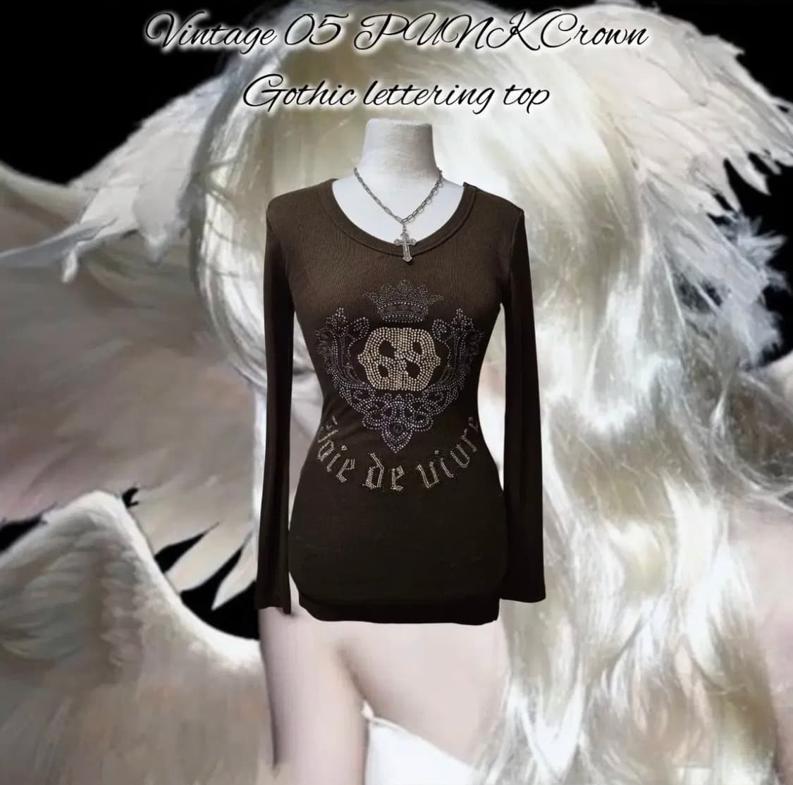 Gothic lettering top 상품이미지2