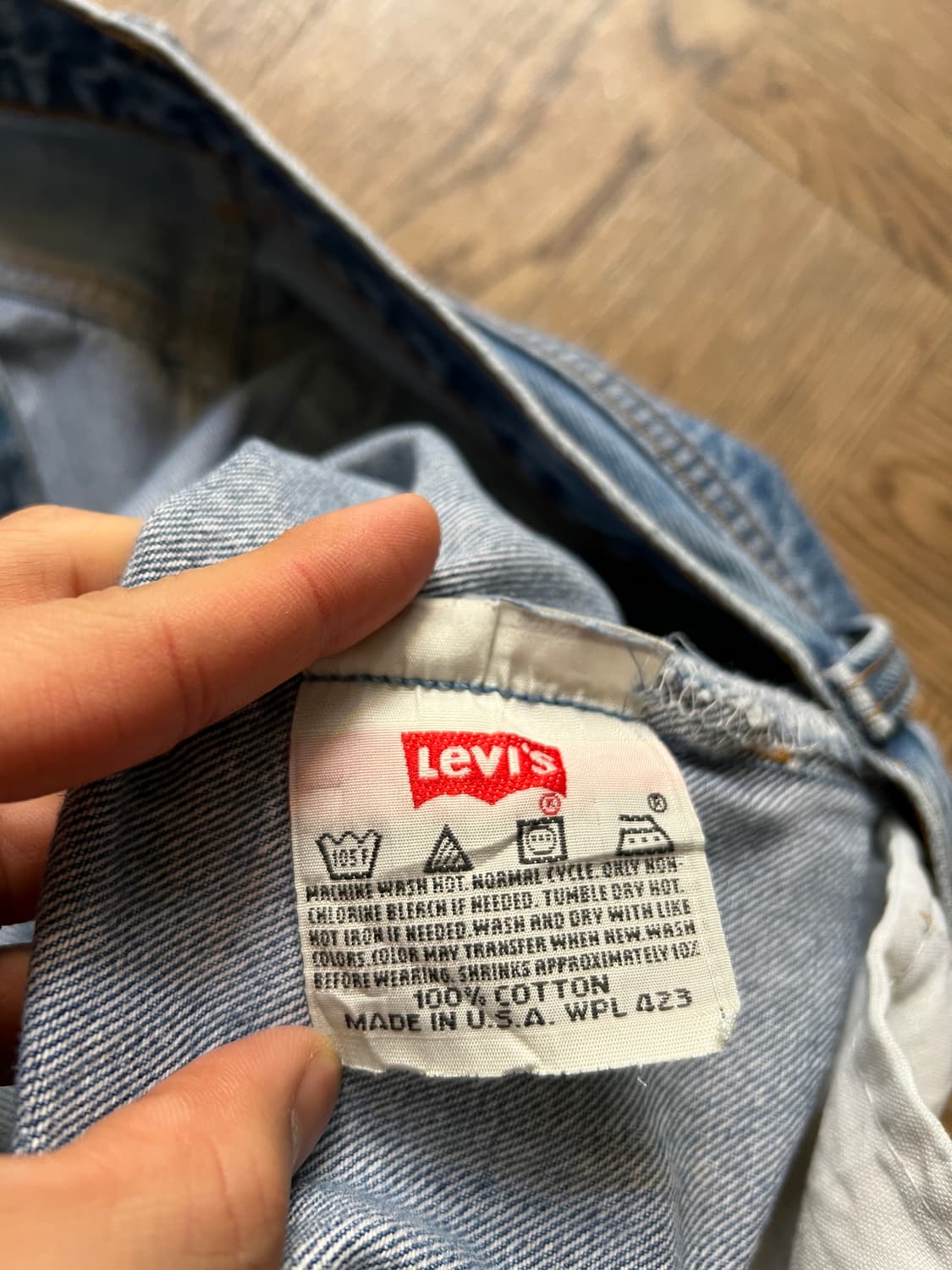 [36]90's 리바이스 501XX USA Made 데님 팬츠 S46 상품이미지6