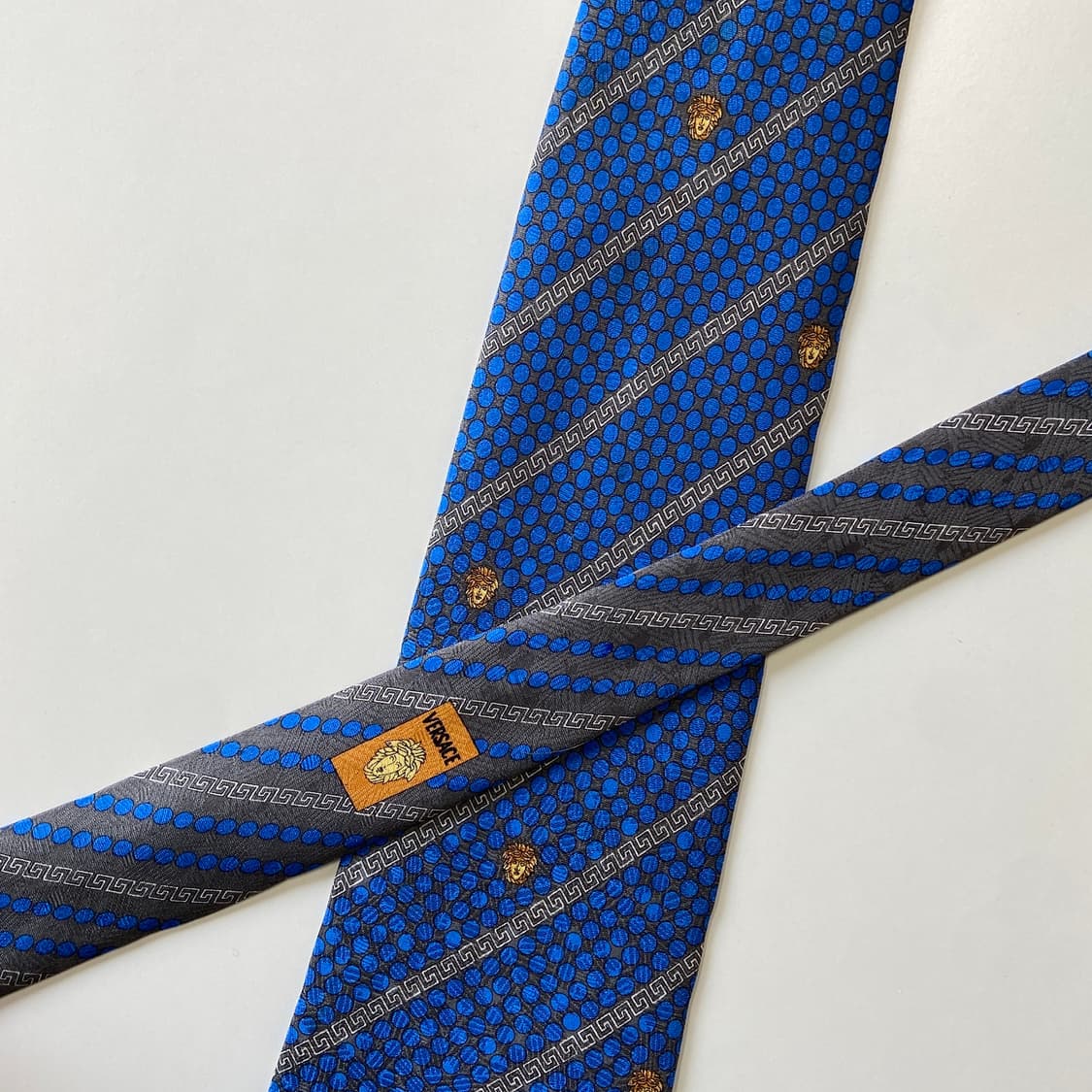 Versace 베르사체 정품 명품 모노그램 넥타이 상품이미지4