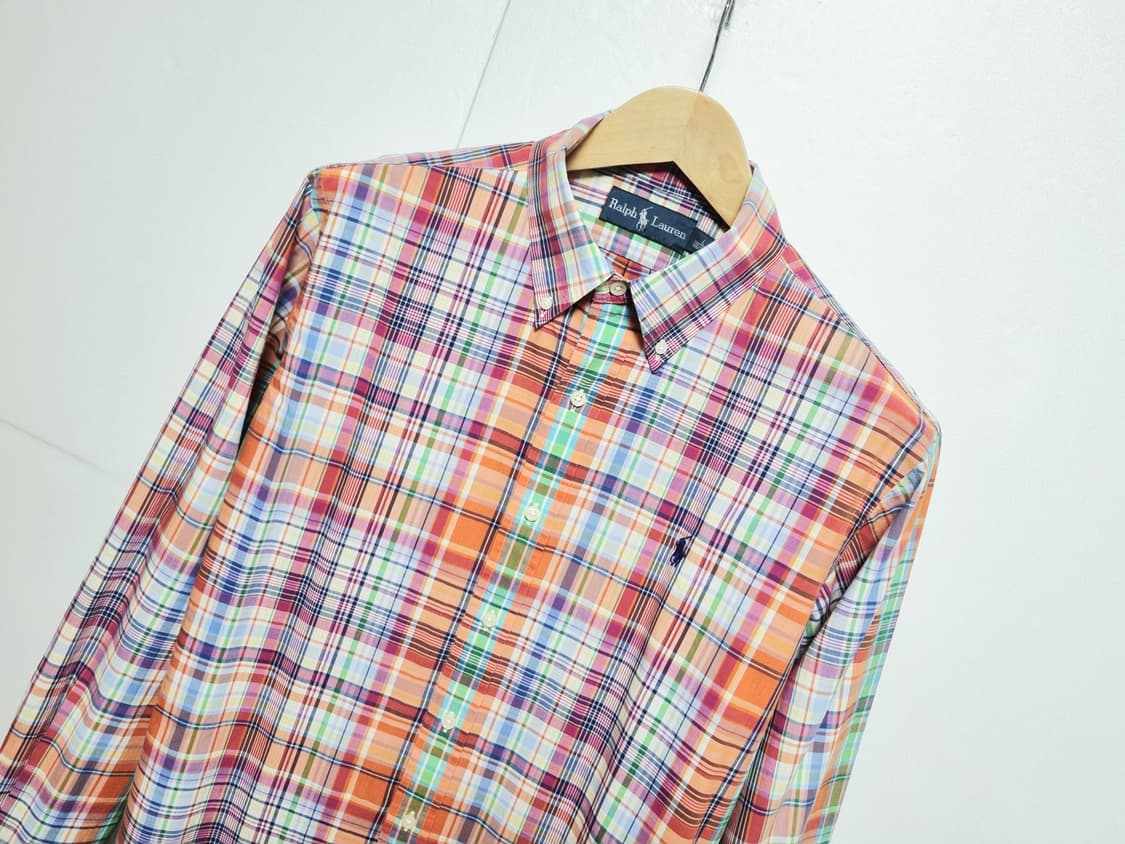 남성 폴로 랄프로렌 POLO 멀티컬러 타탄 체크 패턴 긴팔 남방 셔츠 상품이미지2