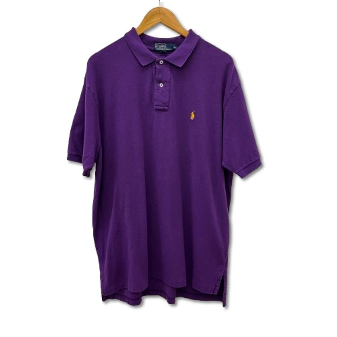 폴로 랄프로렌 퍼플 반팔 카라 티셔츠 상품이미지1