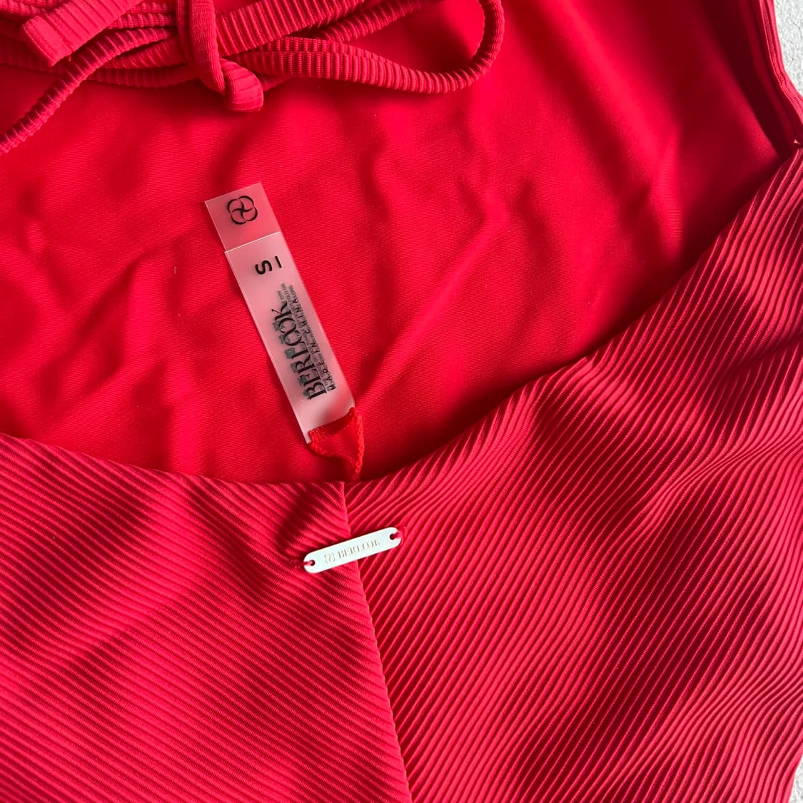 berlook 하이레그 레드 수영복 모노키니 상품이미지7