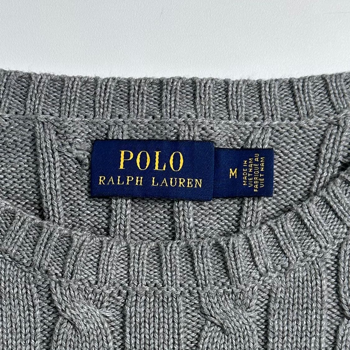 폴로 랄프로렌 그레이 케이블 니트 상품이미지5
