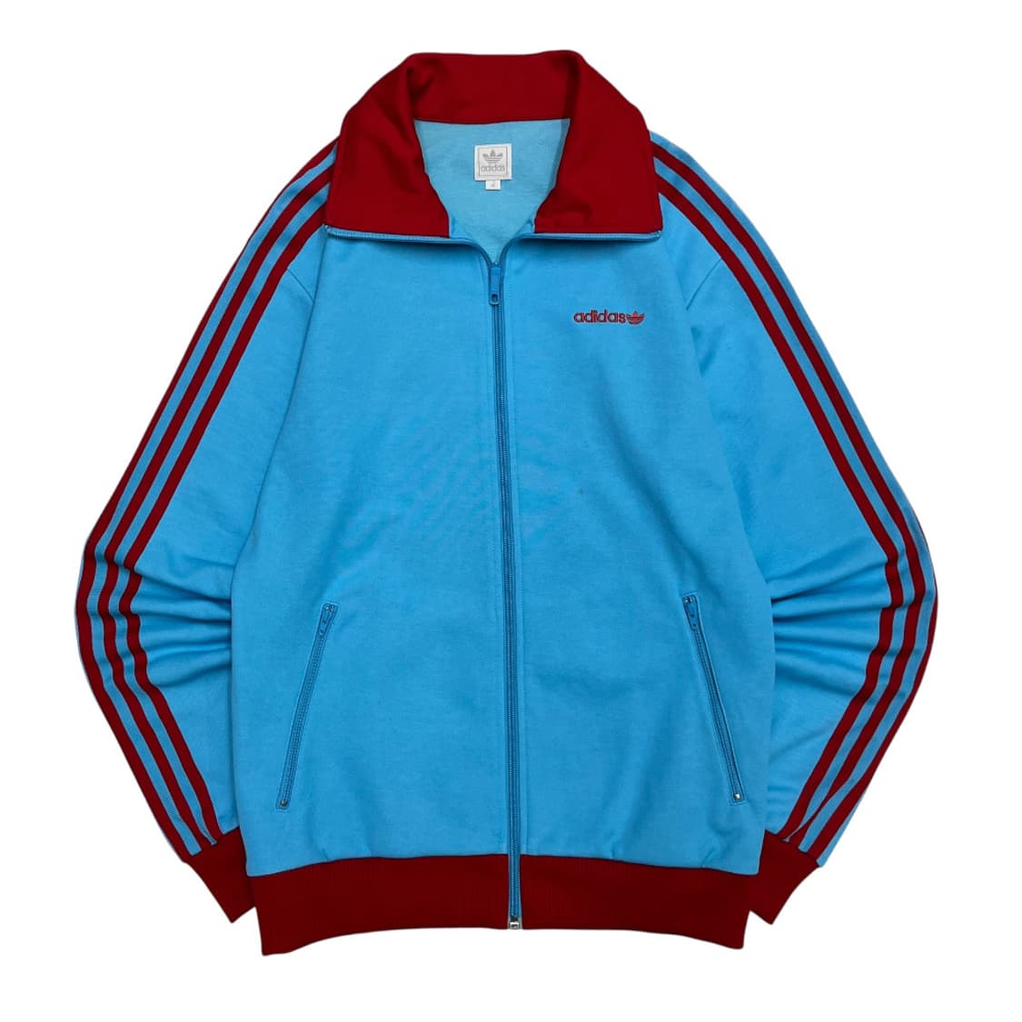 아디다스 레드라인 소라배색 트랙탑 M 상품이미지2