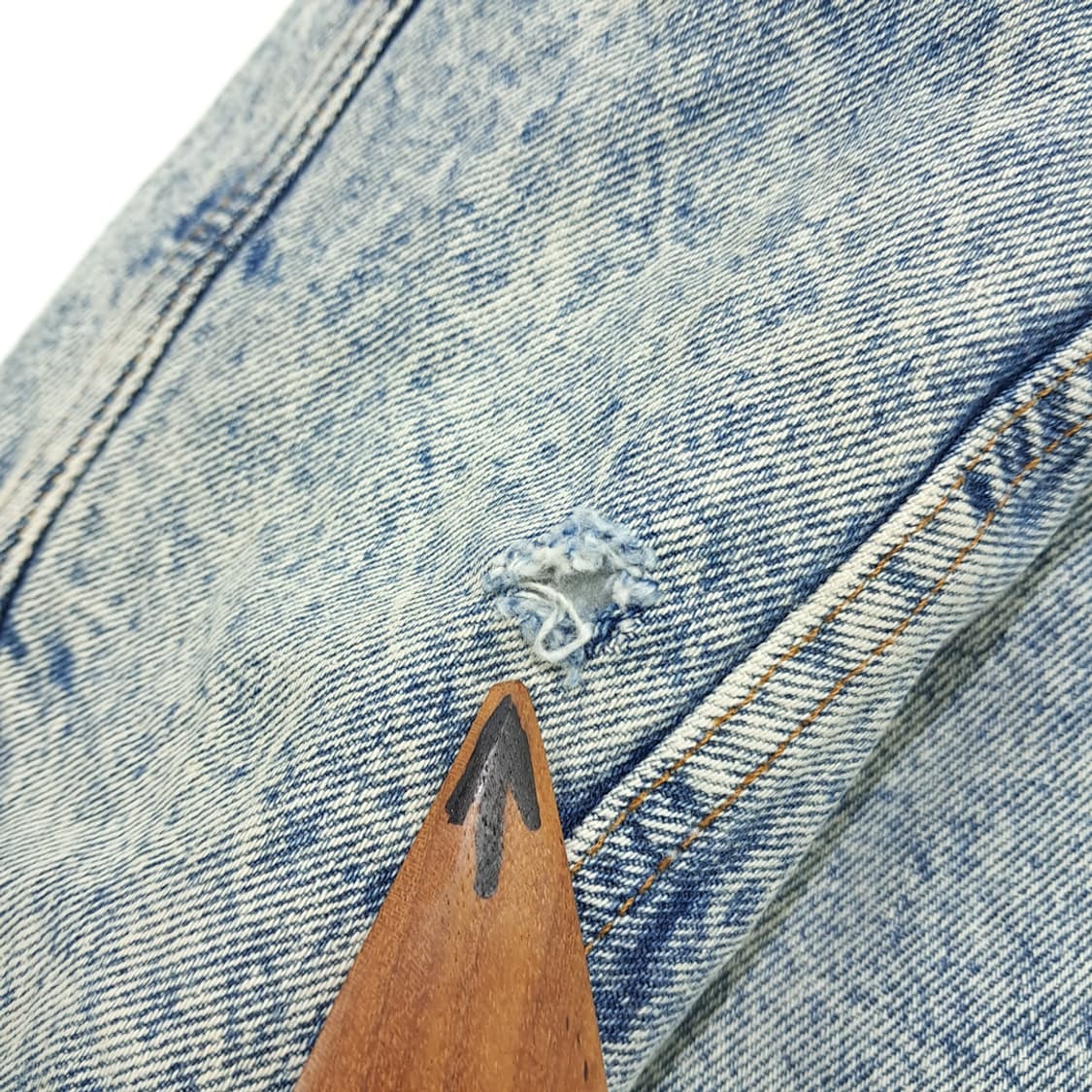 CN971 M 리바이스 USA 애시드워시 셰르파 데님 트러커 자켓 상품이미지9