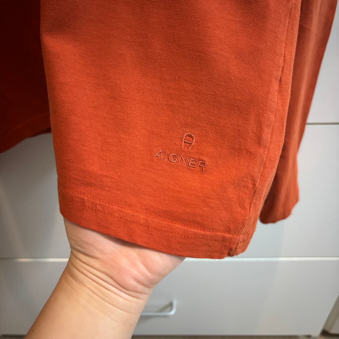 AIGNER 아이그너 엘라스틴 V넥 티셔츠 상품이미지4