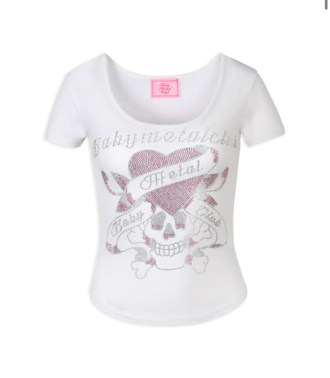 베이비메탈클럽 베메클 트윙클 스컬티 화이트 상품이미지1