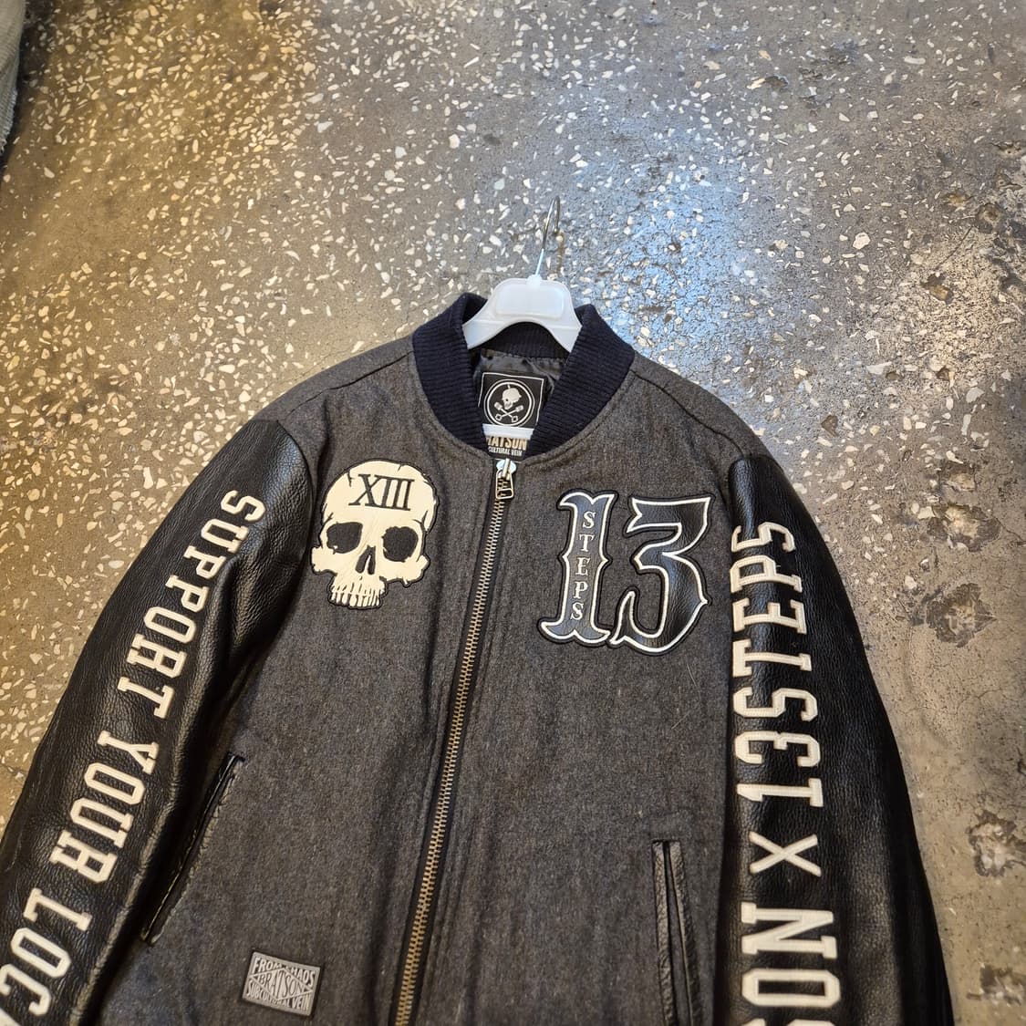 (M)BRATSON 울&레더  스타디움자켓  상품이미지5