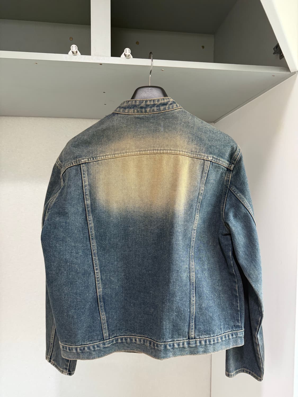 로파이 더티워싱 레이서 데님자켓 xl 팝니다 상품이미지2