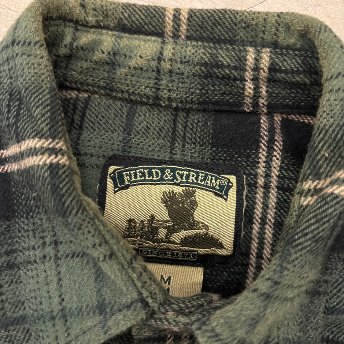 필드앤스트림 헤비 코튼 체크 셔츠 상품이미지3