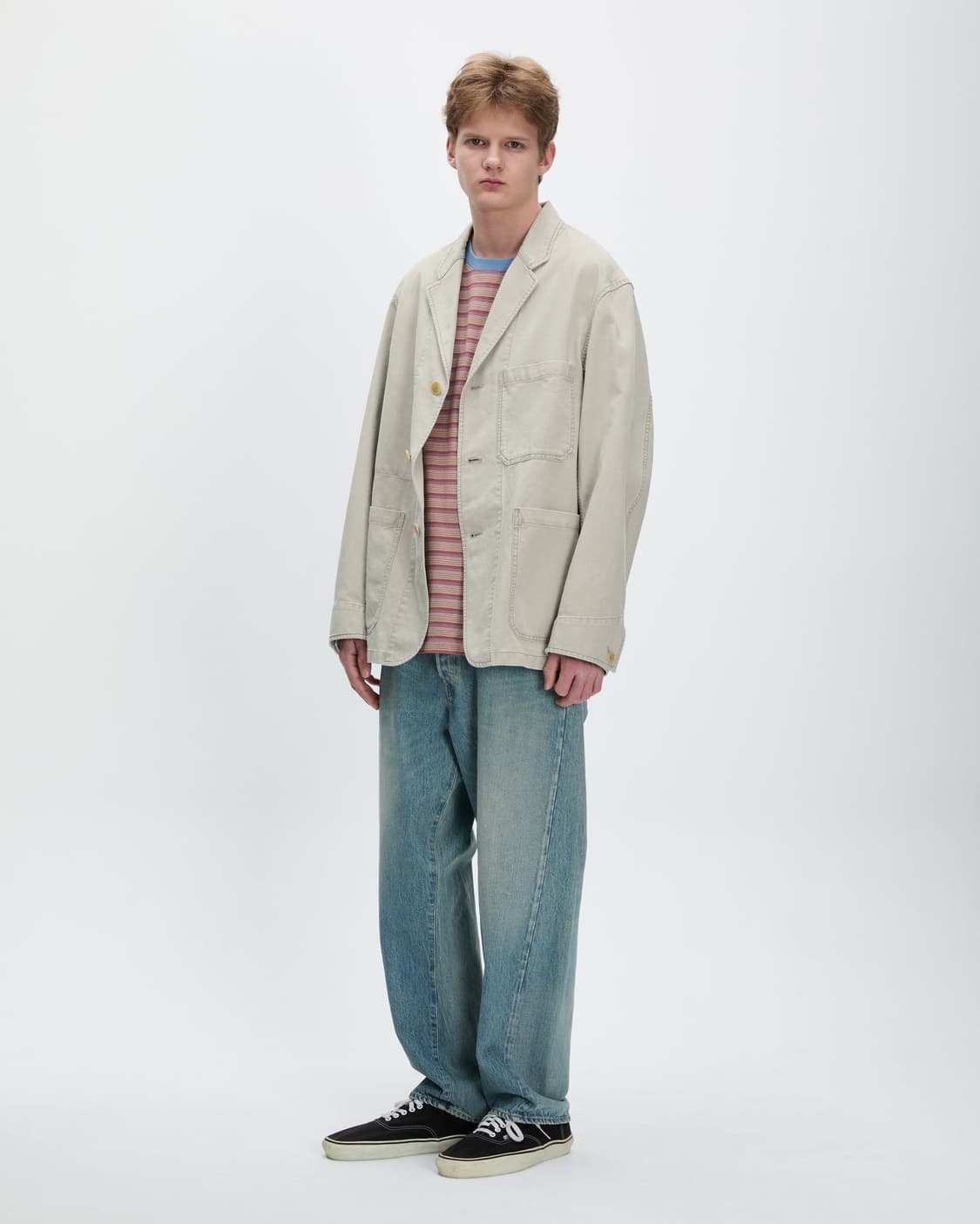 카키스 Khakis 엔지니어 자켓 L 상품이미지4