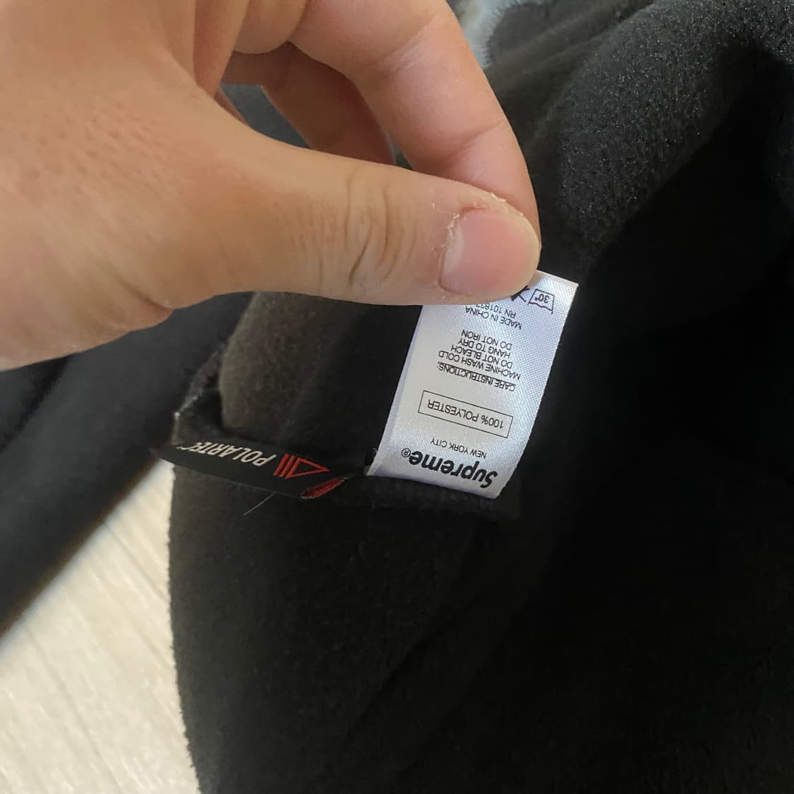 슈프림 14FW 폴라텍 후리스 바시티 자켓 상품이미지3