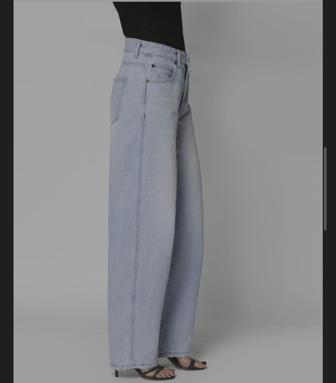 Sixandahalf MID RISE ROUND JEANS 식스앤어하프 상품이미지6