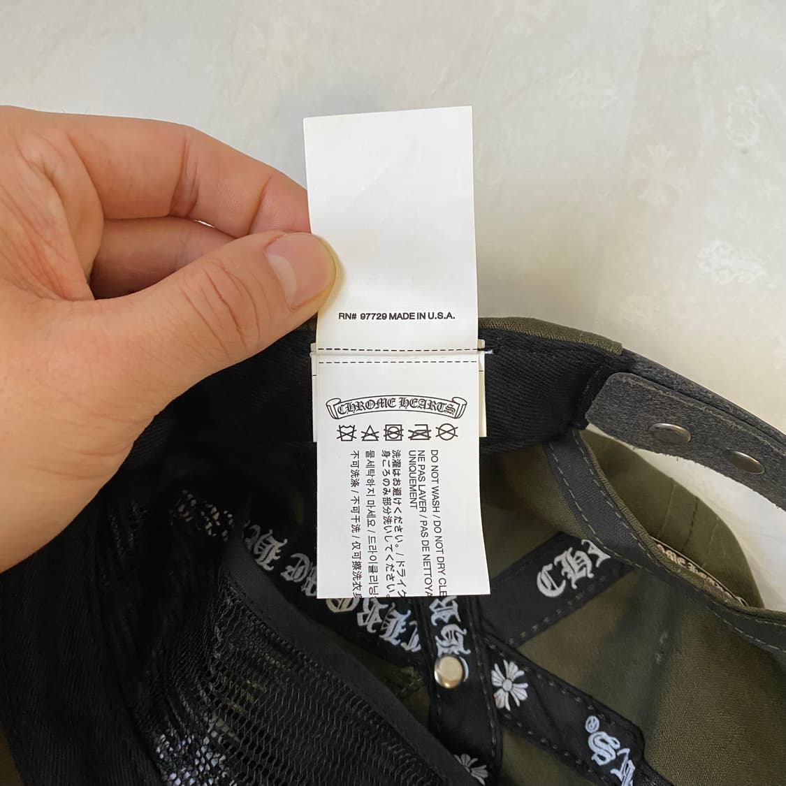 [Free] 크롬하츠 앰브로이드 대거 캡 카키 상품이미지7