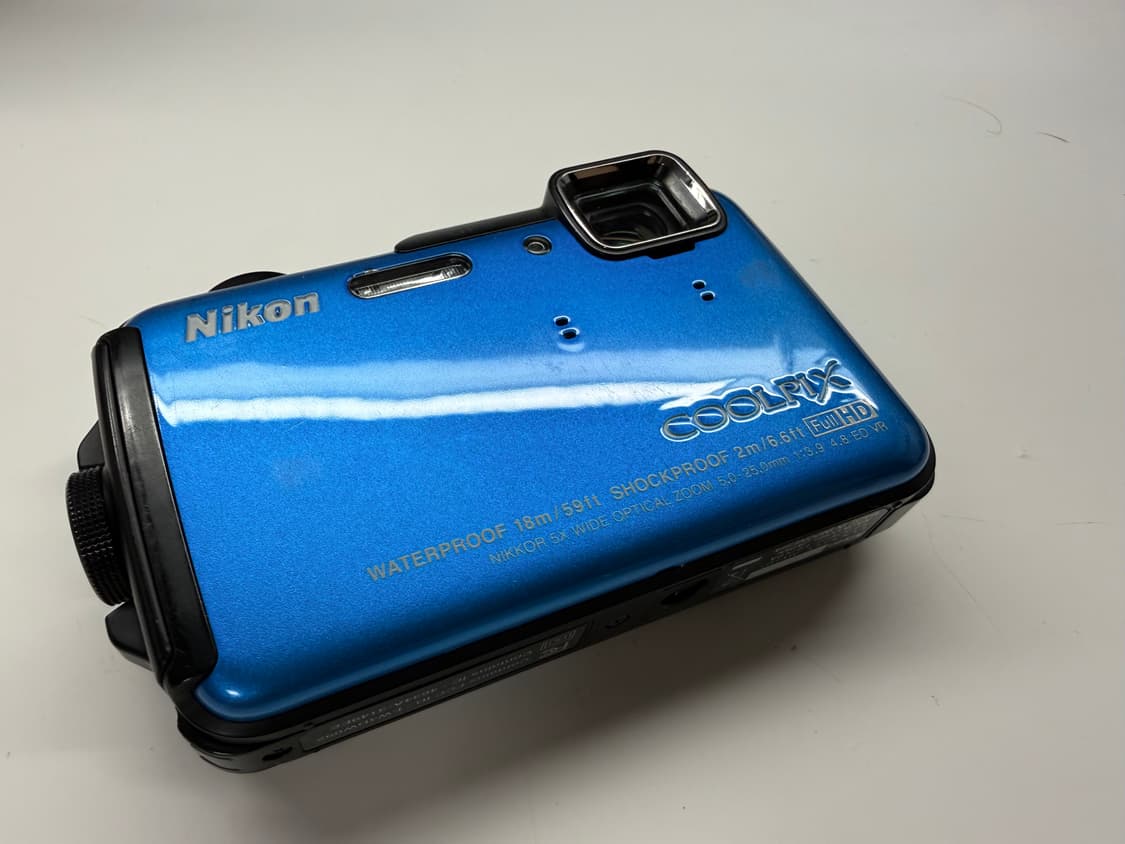 니콘 쿨픽스 aw110(aw100) 블루 방수 카메라 상품이미지8