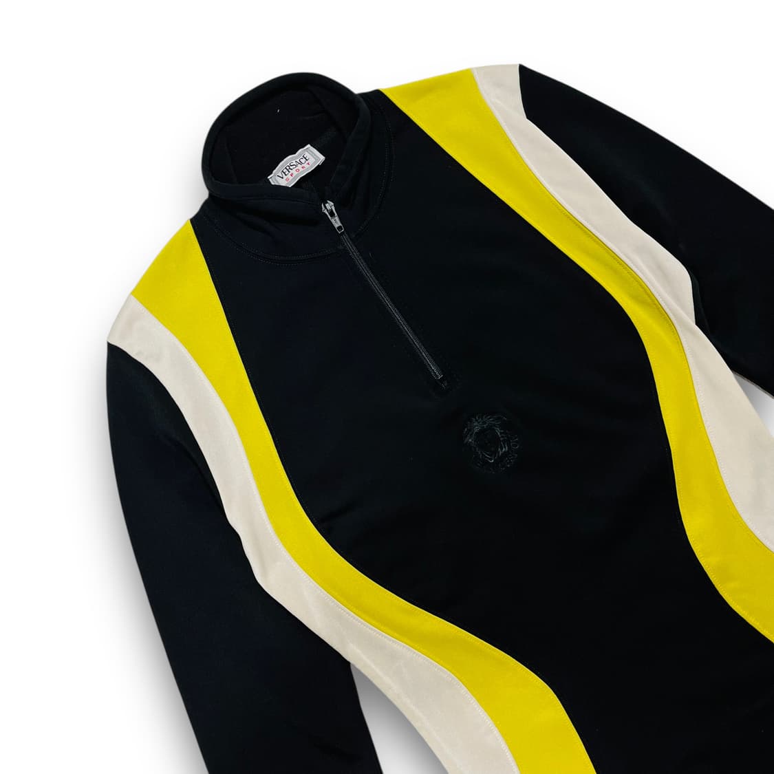 베르사체 스포츠 90s 자수 로고 레인저 후리스 집업 상품이미지2