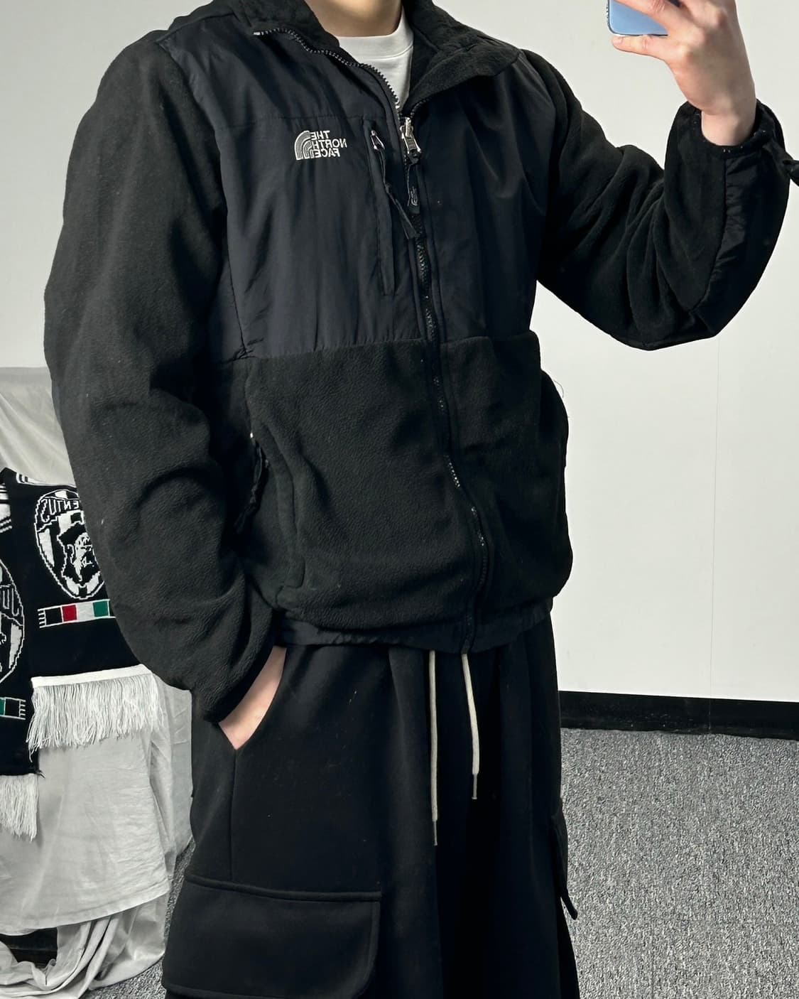 노스페이스 블랙 데날리 플리스 자켓 상품이미지2