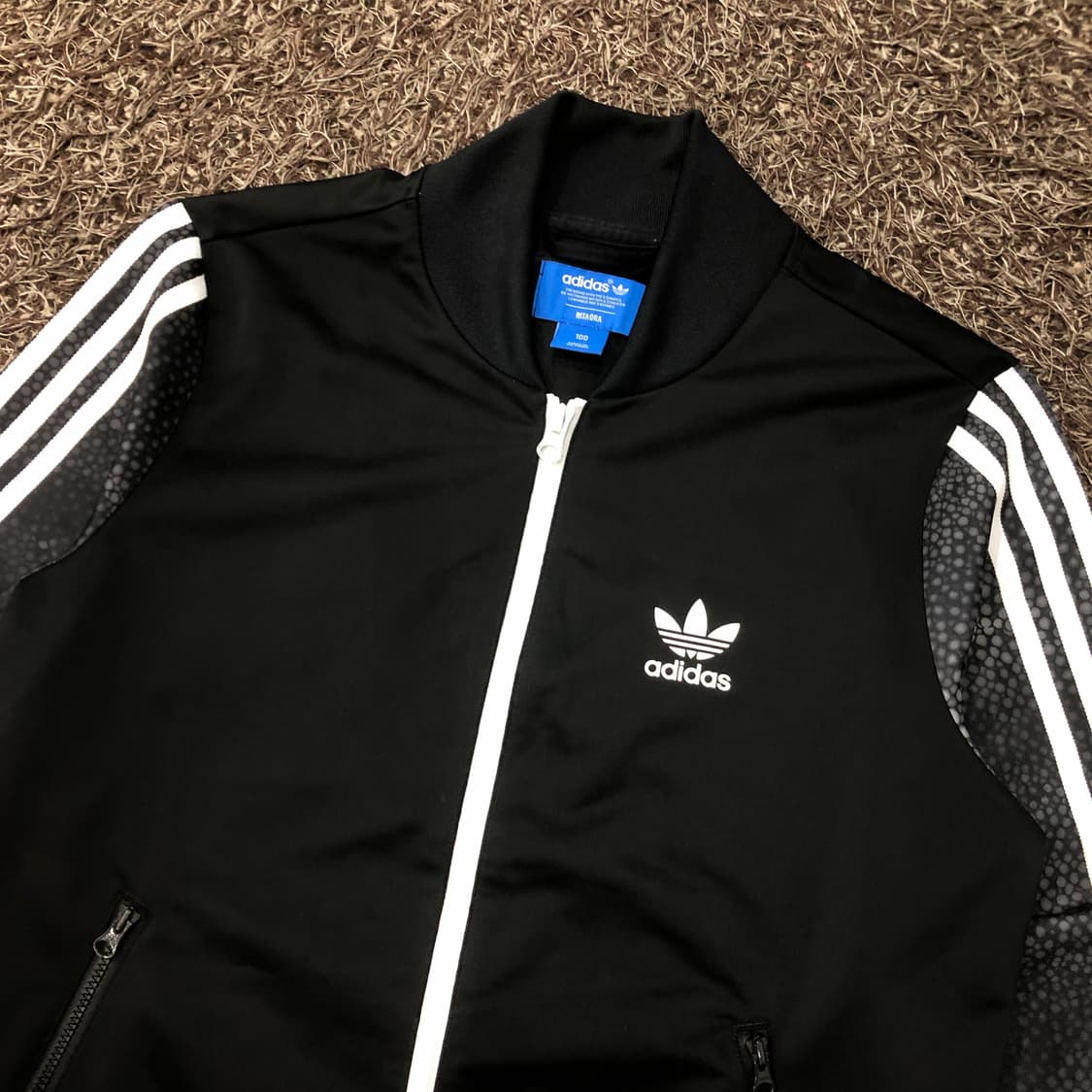100 아디다스 리타오라 슈퍼걸 뱀피 져지 트랙 자켓 상품이미지2