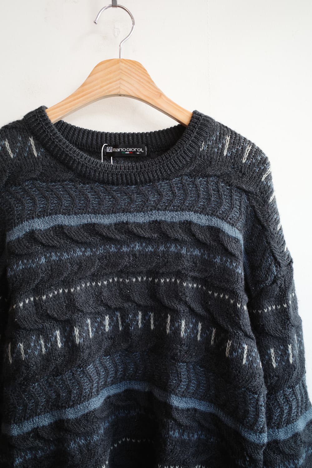 Mario Giorgi 패턴 울 니트 (MADE IN ITALY) 상품이미지2