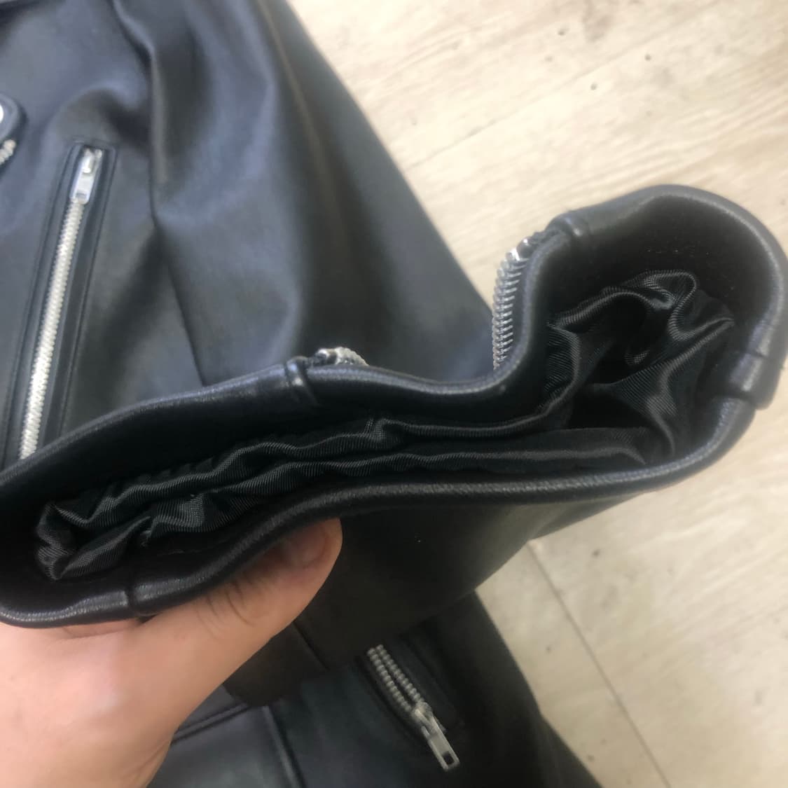 로파이 양가죽 더블라이더자켓 XL 105 상품이미지4